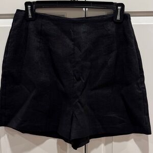 DISSH linen shorts - natural waist